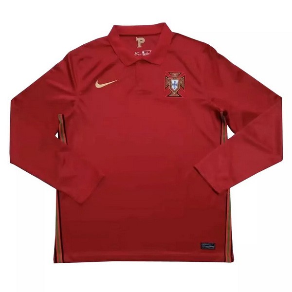 Camiseta Portugal 1ª Kit ML 2020 Rojo